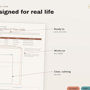 Dutch Door Planner Inserts | Weekly, Daily, Monthly (Digital Download) image 3