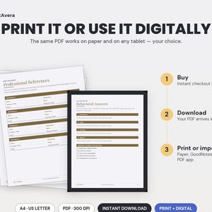 Job Application Tracker Spreadsheet | Interview, Career Planner (Digital Download) image 4