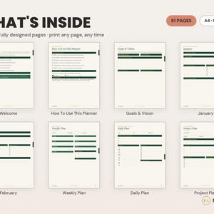 2026 Leather Executive Planner | Digital GoodNotes Template (PDF Download) image 2