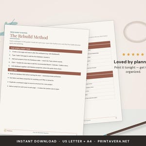 Notion Template Bundle | Digital Planner, Weekly, ADHD, Monthly, Daily (PDF) image 5