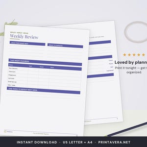 Content Calendar Template | Social Media Planner, Excel Spreadsheet (Digital Download) image 5