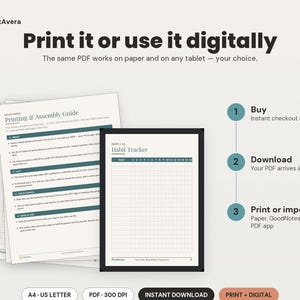 A7 Planner Inserts | Weekly, Monthly, Undated, ADHD (Digital Download) image 4