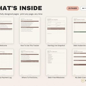 Debt Payoff Tracker | Debt-Free Journey Planner (PDF, Excel) image 2