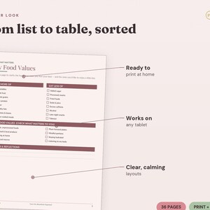 Weekly Meal Planner Printable | Family, Prep, Nutrition Goals (Digital Download) image 3