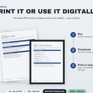 Small Business Client Tracker Spreadsheet | CRM, Task, Invoice, Project Planner (Digital Download) image 4
