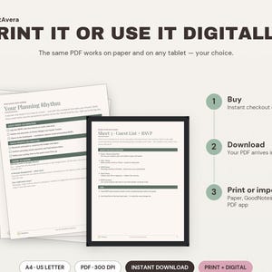 Wedding Planner Spreadsheet | Budget, Guest List, Vendors (Digital Download) image 4