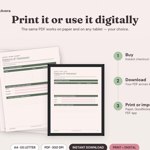Symptom Tracker Printable | Chronic Illness Health Log (Digital Download) image 4