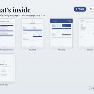Invoice Tracker Template | Small Business Payment Manager (Excel PDF) image 2