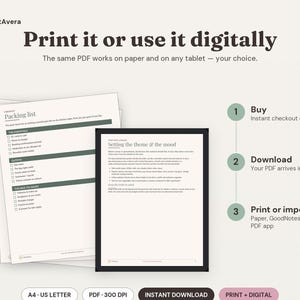 Bachelorette Party Planner Printable | Maid of Honour Organizer (PDF Download) image 4