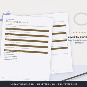 Job Application Tracker Spreadsheet | Interview, Career Planner (Digital Download) image 5