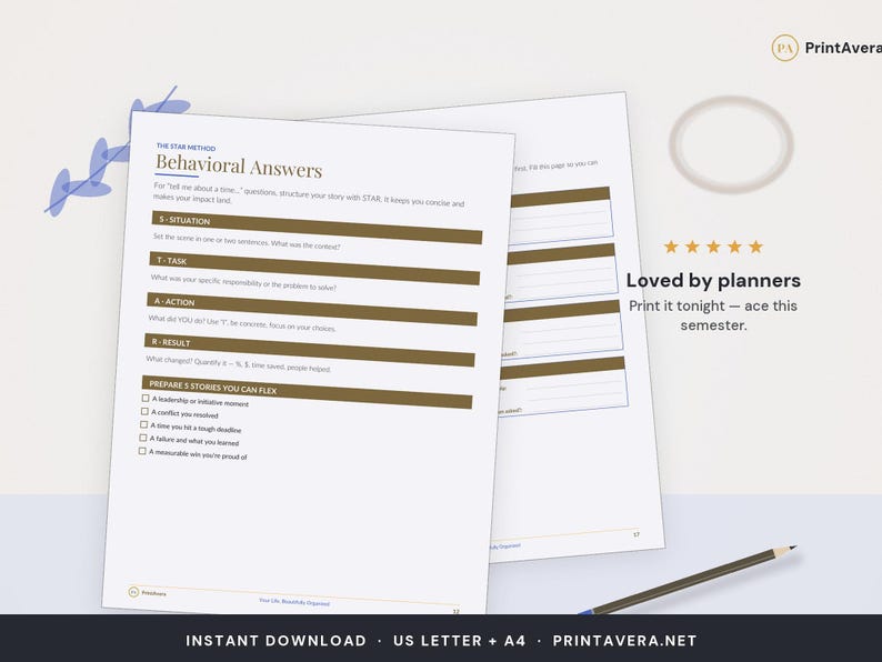 Job Application Tracker Spreadsheet | Interview, Career Planner (Digital Download) image 5
