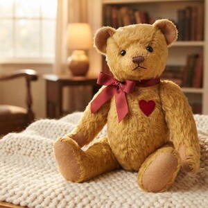 Giant  Teddy Bear Sewing Pattern PDF, Classic Plush Bear Pattern, 4 Sizes 30 50 70 100 cm, Large Stuffed Animal Pattern