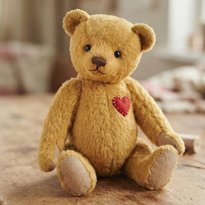 Classic Teddy Bear Sewing Pattern Bundle – 4 Sizes 11.8, 19.7, 27.6, 39.4 in.