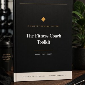 Fitness Coach Toolkit | Personal Trainer Planner | Client Assessment Forms | Workout Program Template | Progress Tracker | Printable PDF