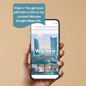 Warsaw Poland Digital Maps Travel Guide, Google Maps Reiseführer