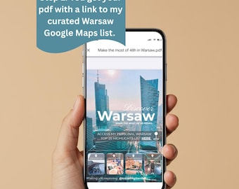 Reiseführer für digitale Karten von Warschau, Polen, Google Maps Reiseführer