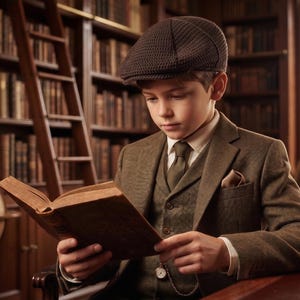 Mönster för virkad tidningsboykeps, Kangol-inspirerad platt keps, nybörjarvänlig (digital nedladdning)