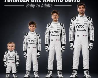Personalized Racing Suit for Kids and Adults, Custom Kids Racing Jumpsuit Costume