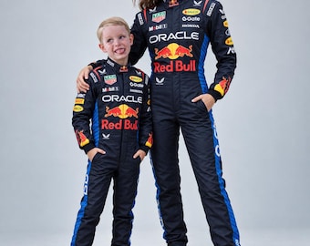 Tuta da corsa personalizzata di Max Verstappen 2026, costume da F1 dal design originale per bambini, uomini e donne, tuta di Formula 1
