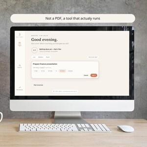 ADHD Daily Planner Tool | Focus Timer Brain Dump Task Breakdown | Offline Productivity App No Subscription