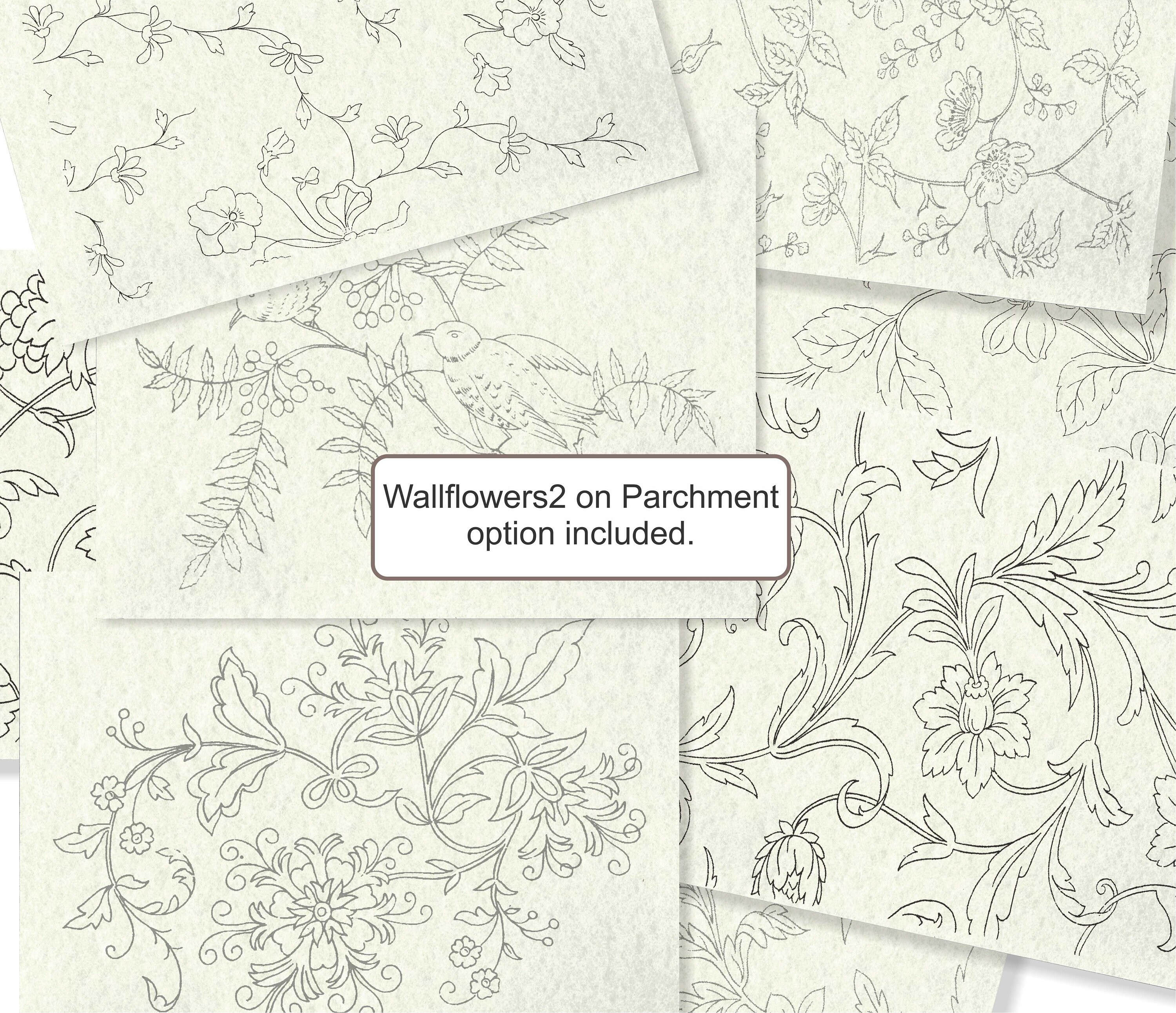 Beautiful Wallflowers Vol. 2 8 Decorative Junk Journal Etsy