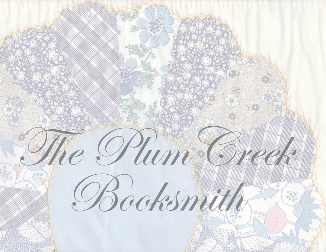 Plum Creek Quilt Shoppe Dresden Plates Backgrounds for Junk Journal