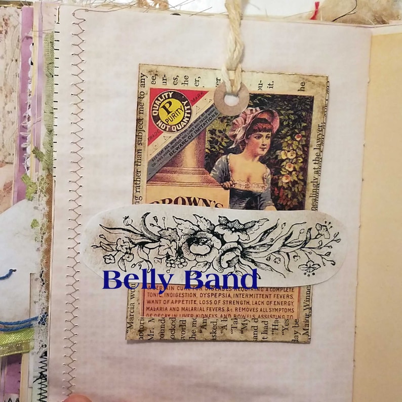 19 Decorative Tucks and Belly Bands for Junk Journal Pages Etsy