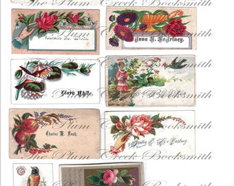Vintage Victorian Era Calling Cards and Other Ephemera-  For Your Junk Journals, Collage Art - instant digital download