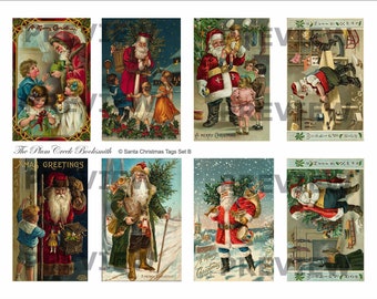 ジャンクジャーナル用のヴィンテージクリスマスページ - デジタル