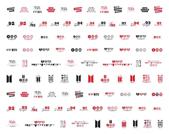 Pack SVG BTS Arirang World Tour 2026, 28 designs de concerts K-pop, t-shirts de tournée BTS (SVG, PNG, PDF), fichiers de découpe Cricut Silhouette