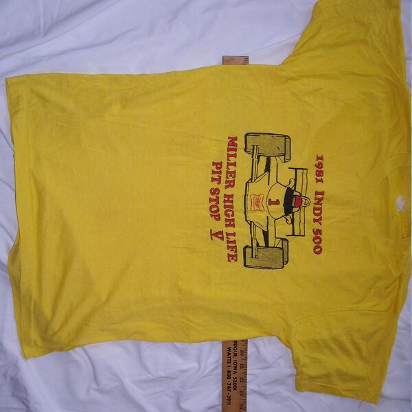 Vintage Auto Racing  T-Shirt, 1981 Indy 500