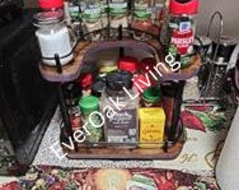 Wooden Untensil Holder With 6 Compartment | Kitchen Organizer For Storage Cooking Tools & Silverware | Countertop Organizer