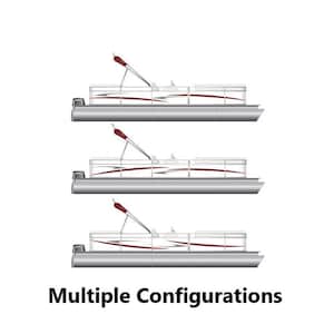Pontoon Boat Decals 3M Marine Grade Vinyl in Burgundy & Silver Set Kit USA HIGH QUALITY Truck Trailer Rv Car Semi Stripes Striping