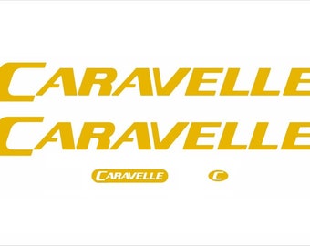 Caravelle Boat Decal 3M Vinyl in Gold Flake Marine Gloss Set Kit USA HIGH QUALITY