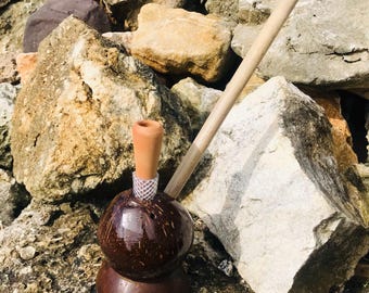 Handgefertigter Kokosnusskelch Nr. 2