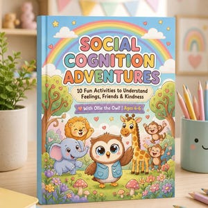 Arbeitsbuch „Abenteuer zur sozialen Kognition“ | Aktivitäten zur sozialen und emotionalen Entwicklung für Kinder von 4-6 Jahren (Digitaler Download)