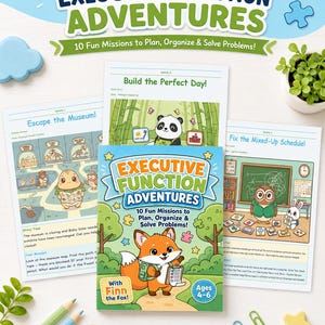 Executive Function Adventures Workbook | Problem Solving Activities (Ages 4-6) (PDF)