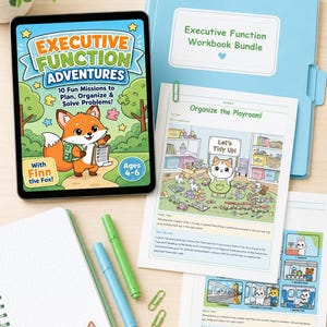 Executive Function Adventures Workbook | Problem Solving Activities (Ages 4-6) (PDF)