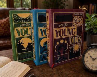 All The Young Dudes Complete 3 Volume Hardcover Set, Custom Book Collection, Collector Edition, Book Lover Gift