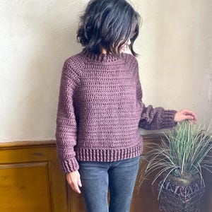 Boysenberry Bliss Sweater, Crochet Pattern, Sweater Pattern, Crochet Poncho, Poncho Pattern.