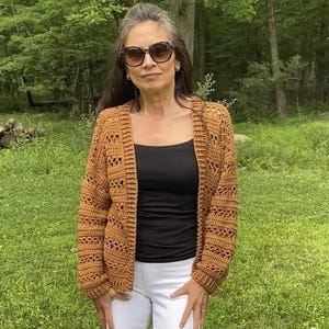 The Hot Chocolate Cardigan, Cardigan Crochet Pattern, Crochet Pattern, Crochet Cardigan.