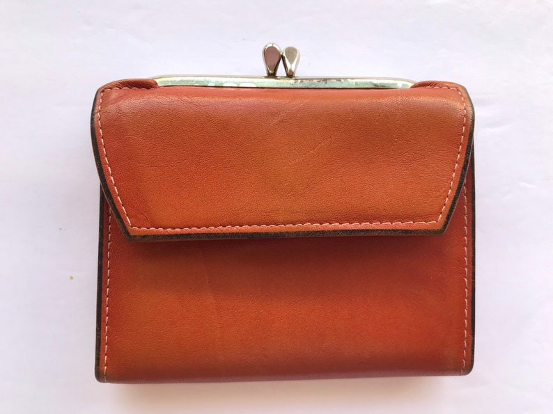 New Women’s Plain Faux Leather Kiss Lock Classic Purse Wallet