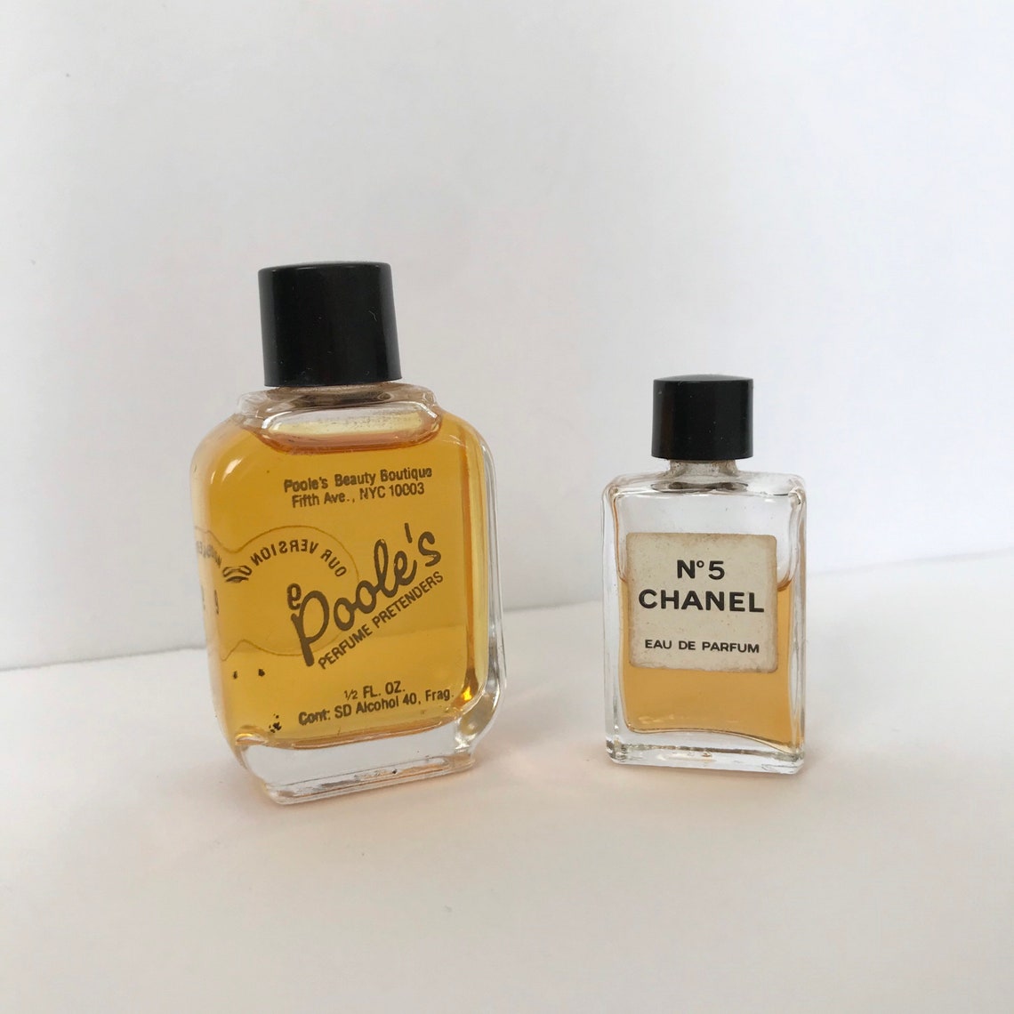 60s Chanel 5 Eau de Parfum 4 ml Pooles Perfume Pretenders Etsy
