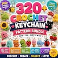 320+ Animated Crochet Keychain Patterns | Animals, Fruit, Food Designs (PDF Download)