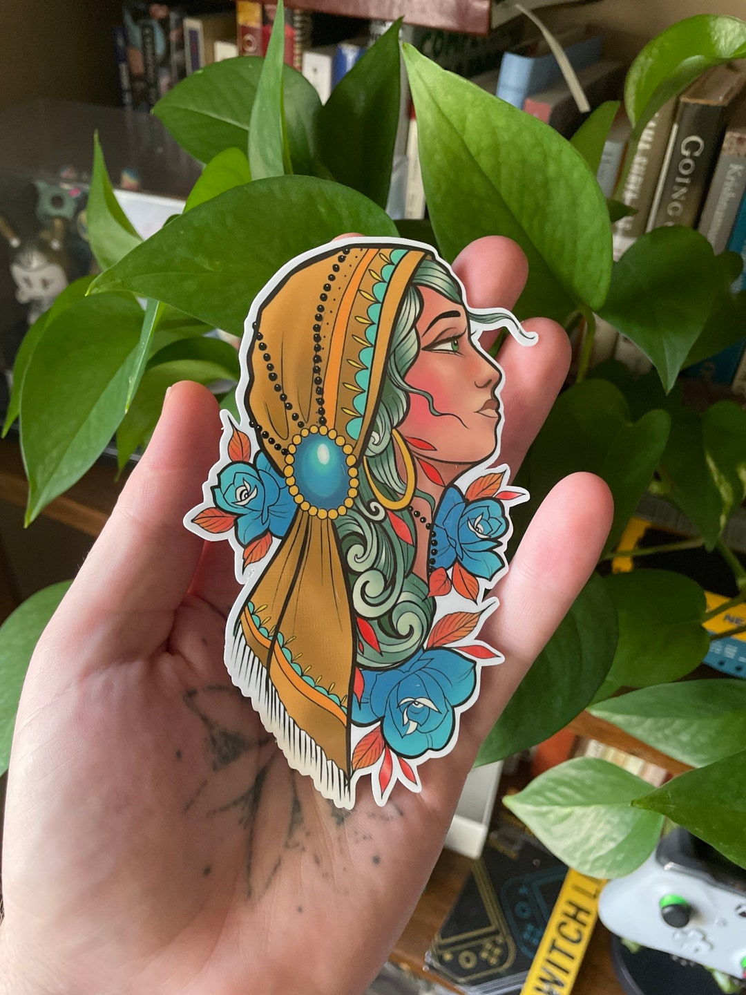 Fortune Teller Sticker - Etsy