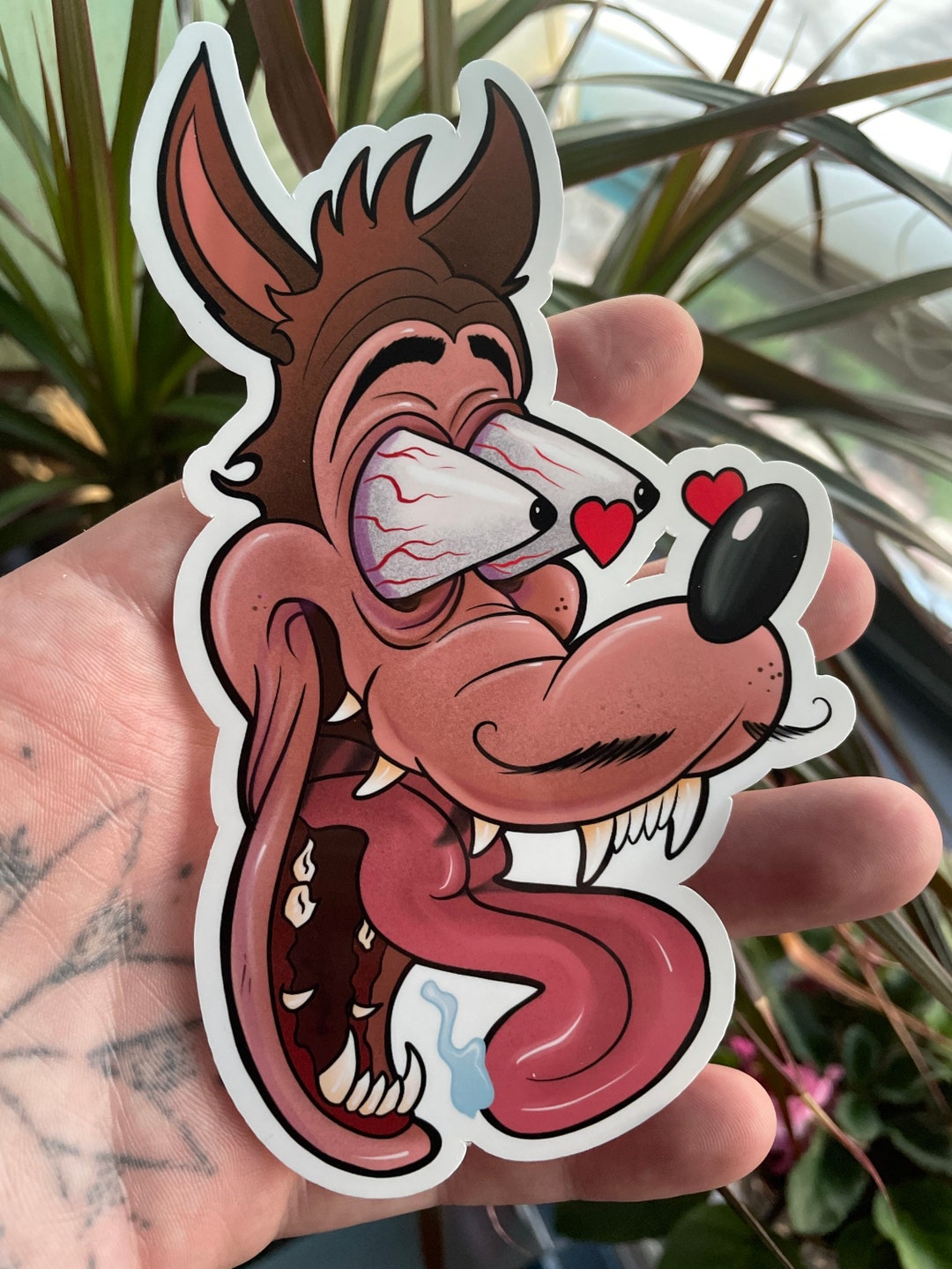 Furry Howl Sticker Howling Wolf Sticker - Etsy