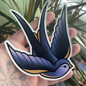 Sparrow tattoo sticker