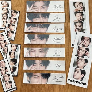 Bts Bookmarks - Etsy