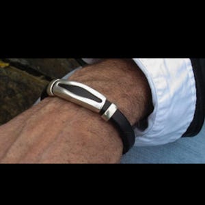 Minimalist Leather Bracelet|Brown Leather Jewelry|Braided Leather Bracelet|Bracelet for men|Leather Jewelry for Men and women|silver