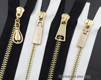 Metal zippers | Etsy